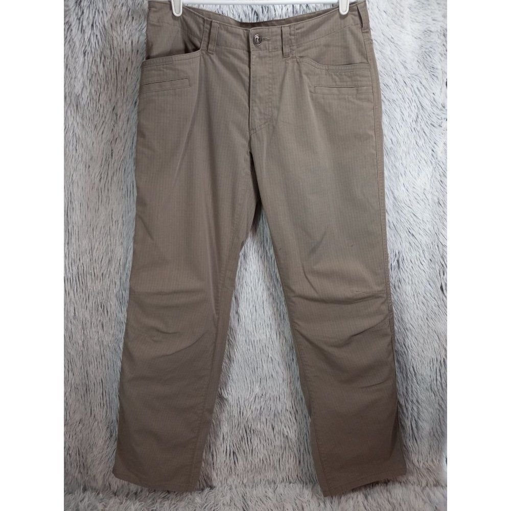 5.11 Tactical Pants Mens 33x32 Khaki Flat Front Utility Outdoor Chino Bottoms